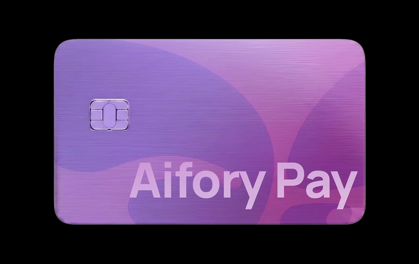 Карта Aifory Pay для зарубежных сервисов