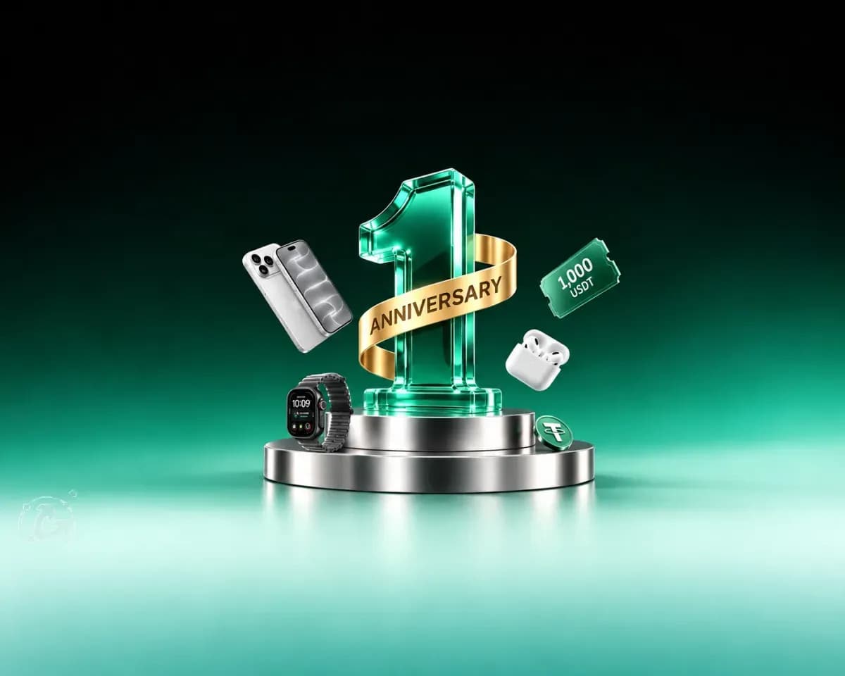 Год и 200 000 пользователей: KuMining отмечает день рождения розыгрышем на 100 000 USDT